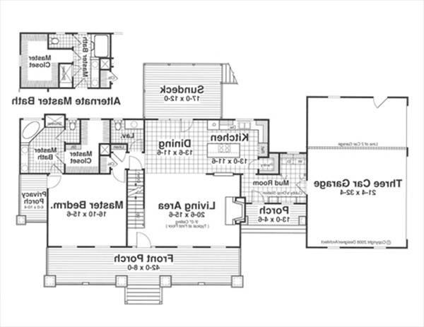 First Floor image of SULLIVAN House Plan